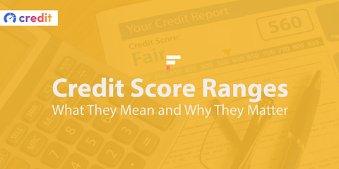 Credit score ranges