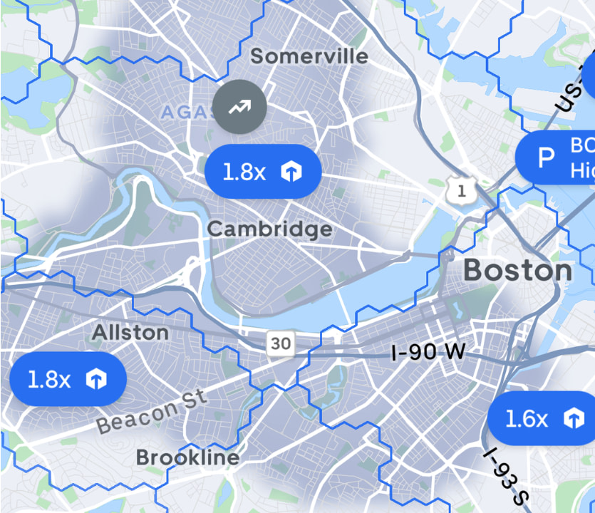 Boston areas