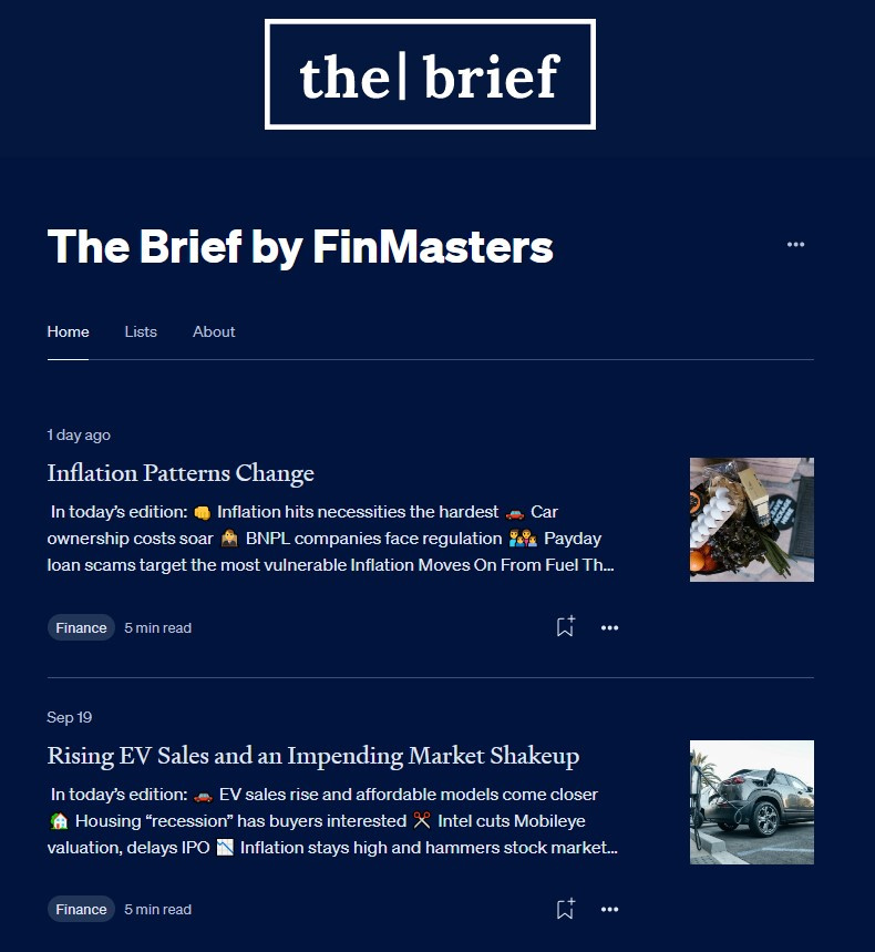 The Brief newsletter