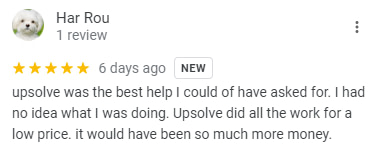 Upsolve Google reviews: positive user review