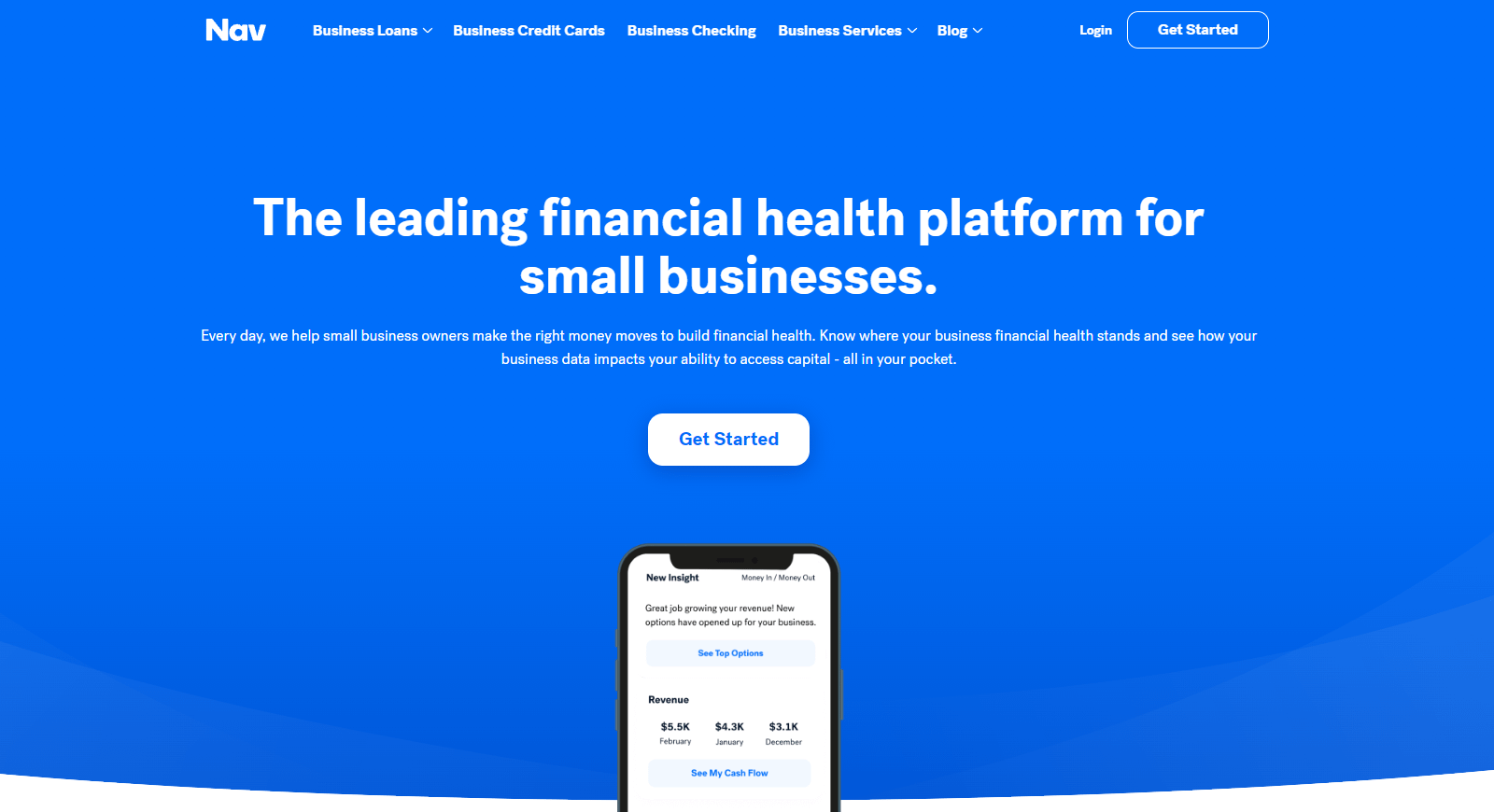 Nav homepage